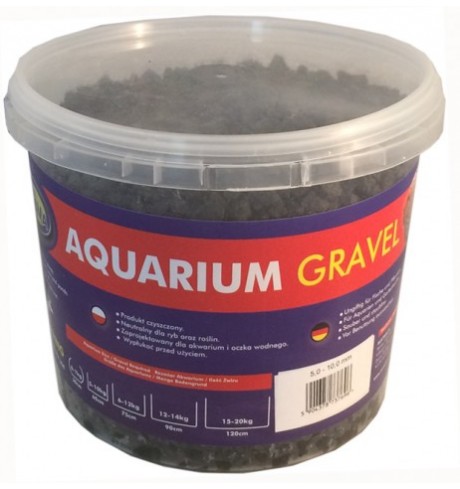 Aqua Nova natūralus gruntas - bazaltas 5-10mm, 5 kg